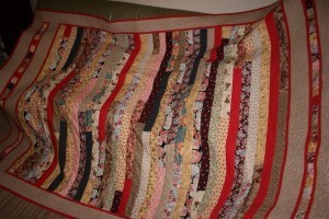 Japanese Inspired Strip Quilt susies=scraps.com