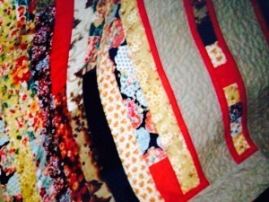 Japanese Inspired Strip Quilt susies=scraps.com