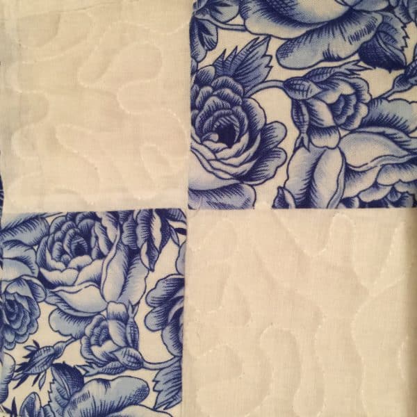 Delft Blue Chaining Nine Patch Quilt and Pattern susies-scraps.com Delft Blue Chaining Nine Patch Quilt and Pattern susies-scraps.com