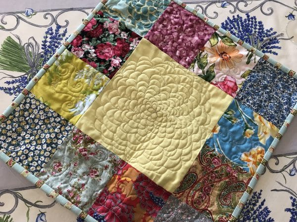 Tea Time For Alice Mini Quilt susies-scraps.com