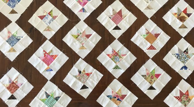 Little Beauty Scrappy Baskets in a Nine Patch susies-scraps.com