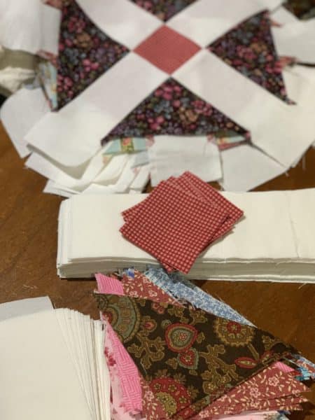 Old Italian Block Progress and Setting susies-scraps.com Old Italian Block Progress and Setting susies-scraps.com