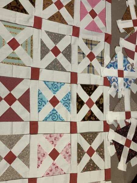 Old Italian Block Progress and Setting susies-scraps.com Old Italian Block Progress and Setting susies-scraps.com