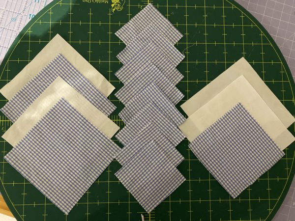 Antique Queen Cross Double T Quilt Block Susies-scraps.com