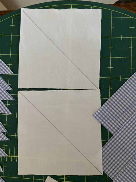 Antique Queen Cross Double T Quilt Block susies-scraps.com