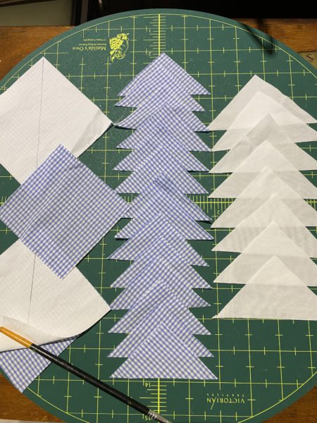 Antique Queen Cross Double T Quilt Block susies-scraps.com