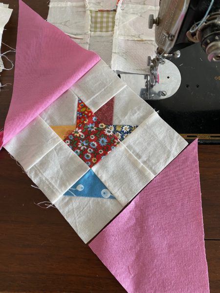 Pink Strippy Baskets Quilt Antique Inspired
susies-scraps.com