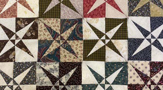 Crossed Canoes Quilt Blocks susies-scraps.com