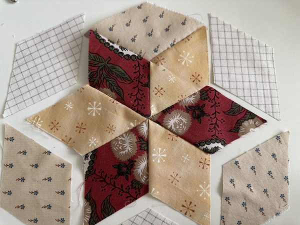 Six Pointed Hexagon Stars Antique Inspired Part 2 susies-scraps.com