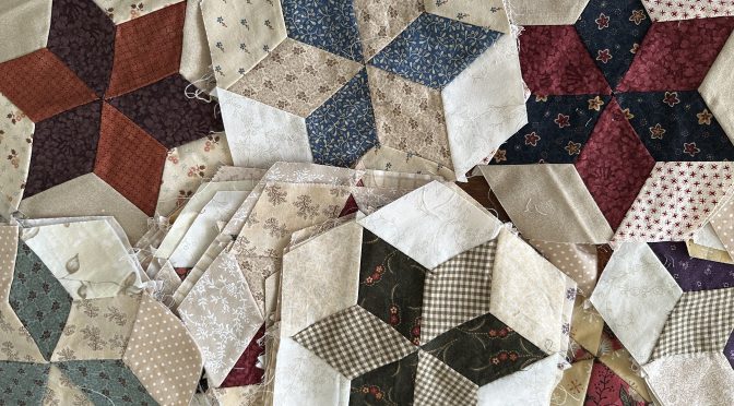 Six Pointed Hexagon Stars Antique Inspired Part 2