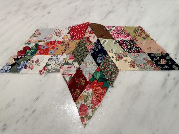 Scrappy Diamonds Kaleidoscope Beauty Star Medallion Quilt - Part 2 susies-scraps.com