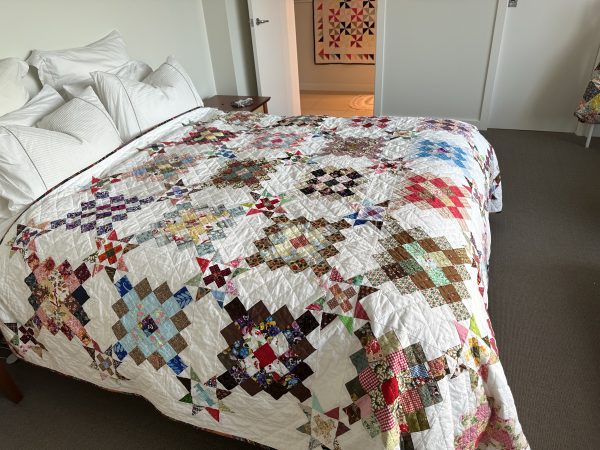 Great Granny Stars Hand Quilting Finish susies-scraps.com
