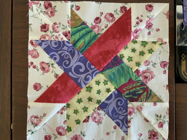 Woven Star Quilt Block Made Easy susies-scraps.com