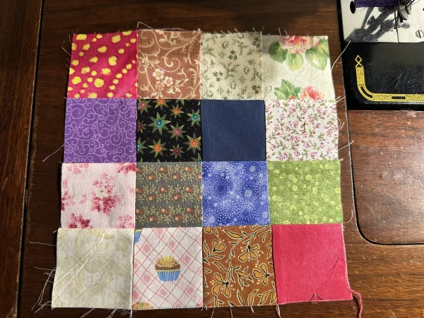 Sixteen Across Quilt Block susies-scraps.com