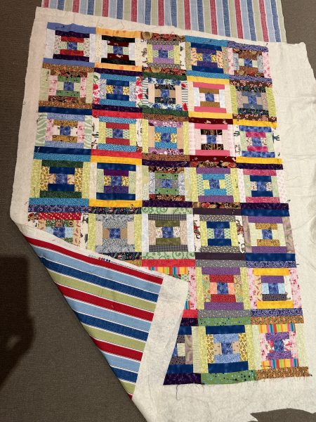 Quickstep Courthouse Steps Quilt susies-scraps.com