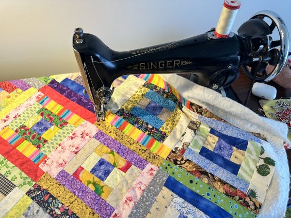 Working with Geometry Quilting Courthouse Steps susies-scraps.com
