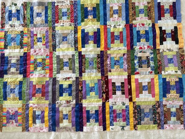 Working with Geometry Quilting Courthouse Steps susies-scraps.com
