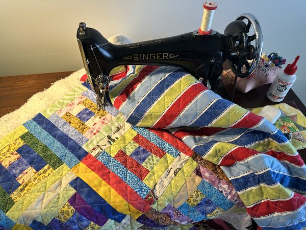 Working with Geometry Quilting Courthouse Steps susies-scraps.com
