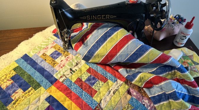 Working with Geometry Quilting Courthouse Steps susies-scraps.com