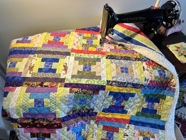 Working with Geometry Quilting Courthouse Steps susies-scraps.com
