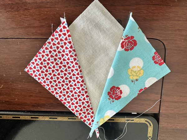 Crazy Little Triangles Block susies-scraps.com