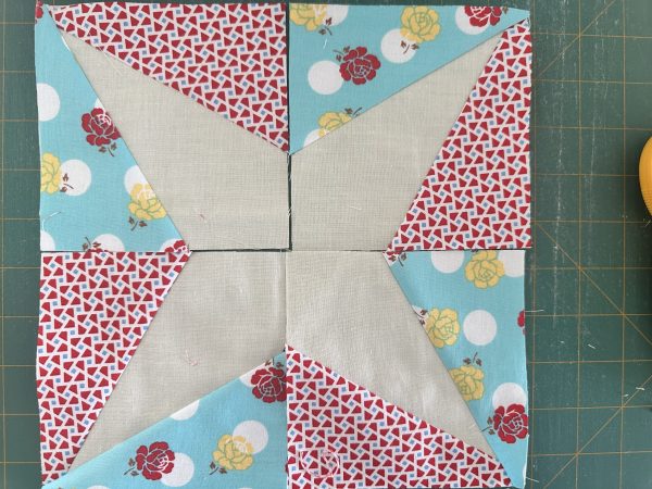 Crazy Little Triangles Block susies-scraps.com